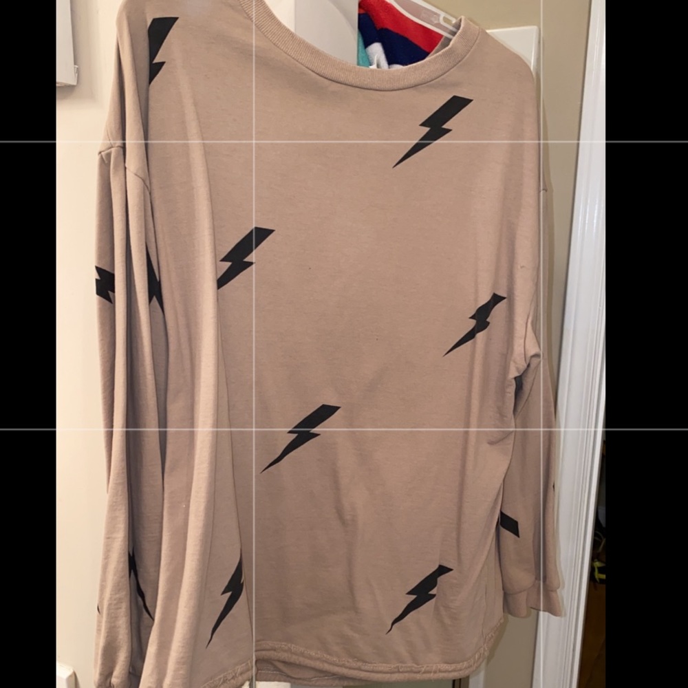 Lightning bolt sweatshirt